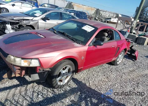 2001 Ford Mustang из США, поврежденный, VIN 1FAFP40431F146543